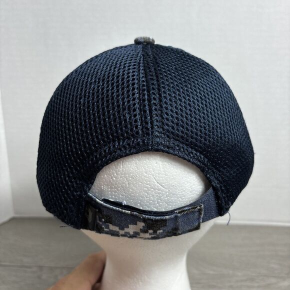 Blue American Flag Patch Adult Digital Camo Baseball Hat Cap Pit Bull Removable - Picture 9 of 10